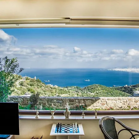 Villa Balcony, Cozy Villa With Amazing View Rodhiá Exterior foto