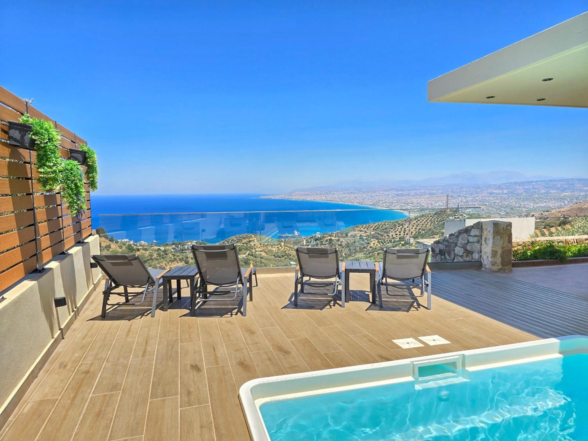 Balcony, Cozy With Amazing View * Rodhia (Crete)